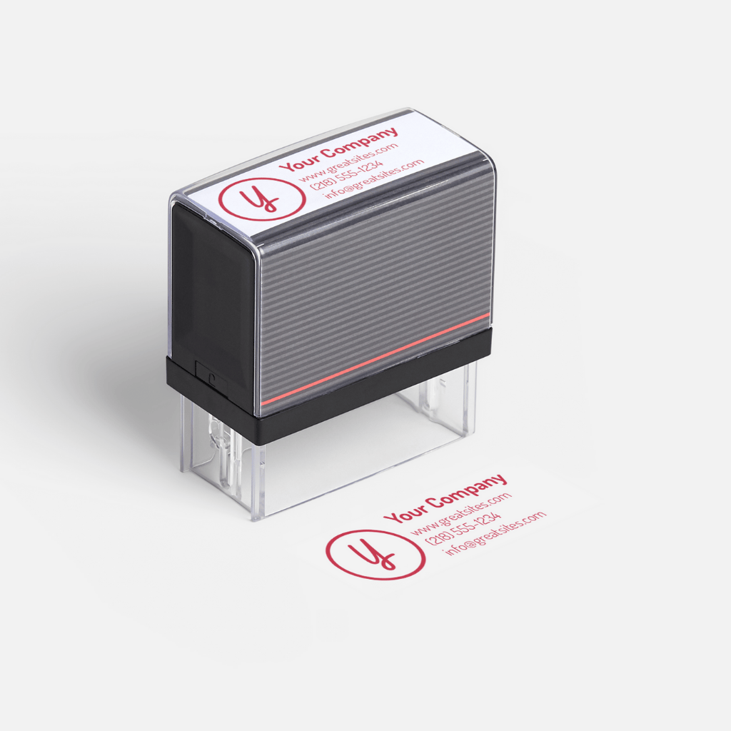 Large Rectangular Self-Inking Stamp