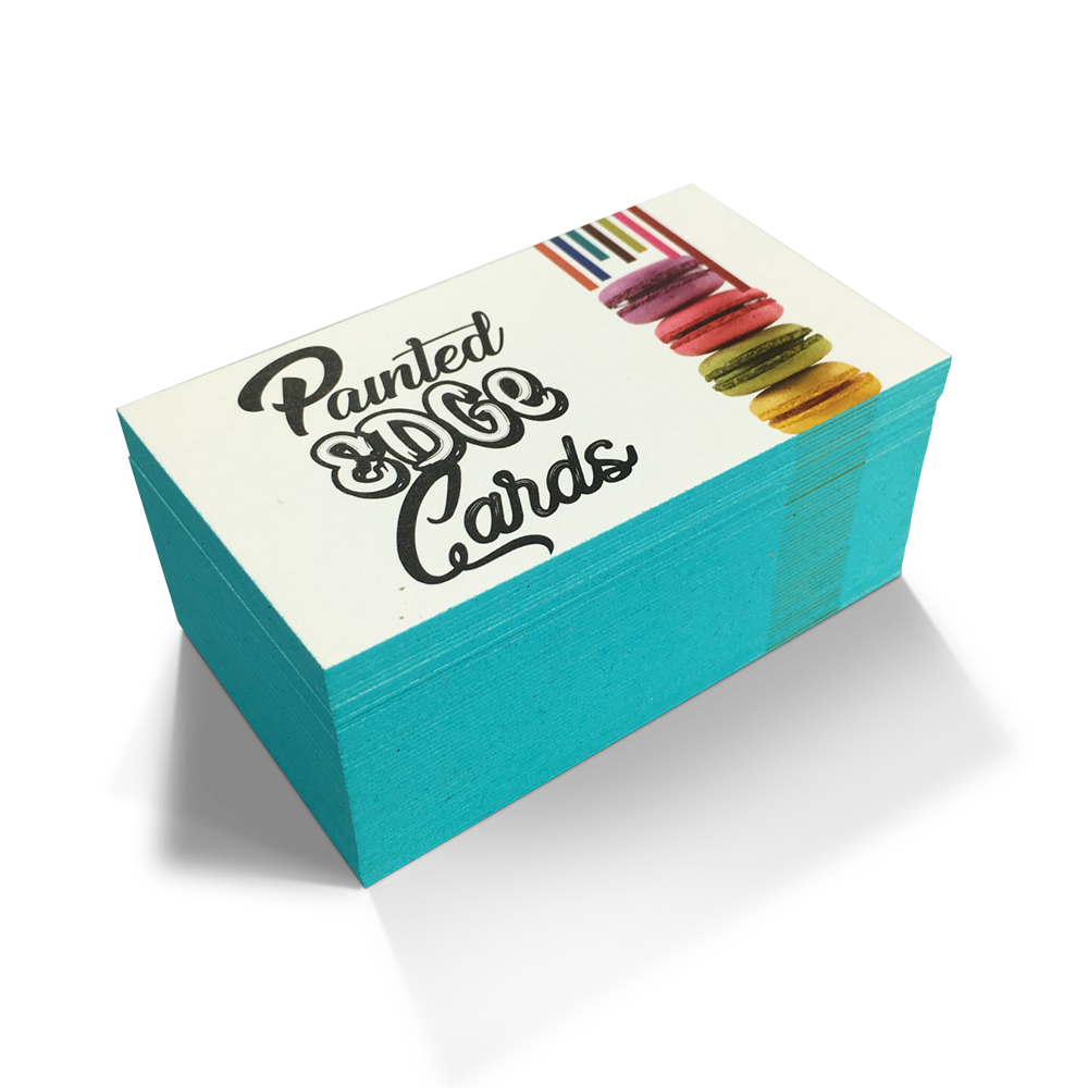 Painted Edge Business Cards