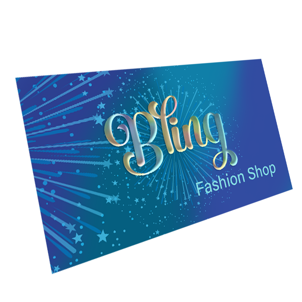 Raised Foil Business Cards