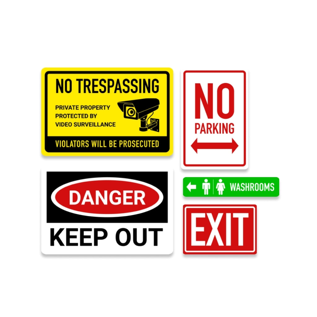 Heavy Duty Aluminum Signs
