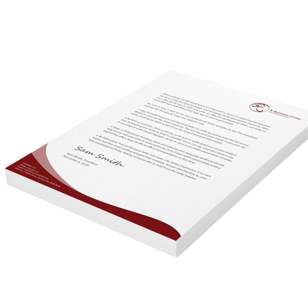 Standard Letterhead