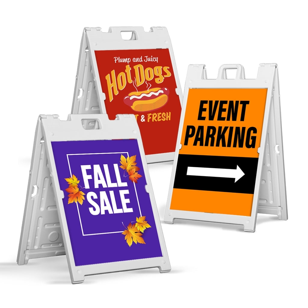 Plastic A-Frame Signs