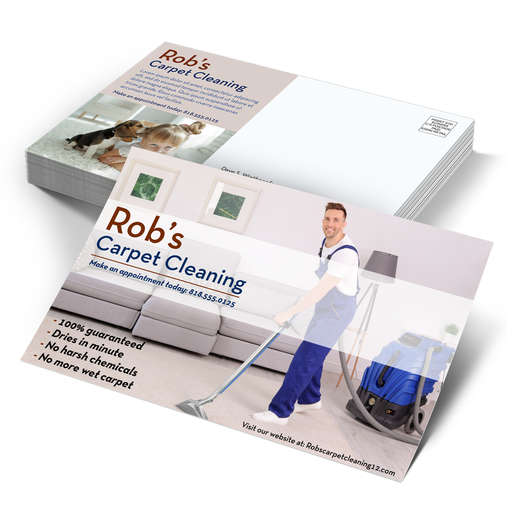 Premium 16pt postcards with full-color printing and matte or glossy finish
