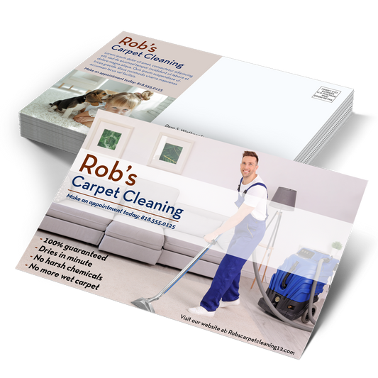 Premium 16pt postcards with full-color printing and matte or glossy finish