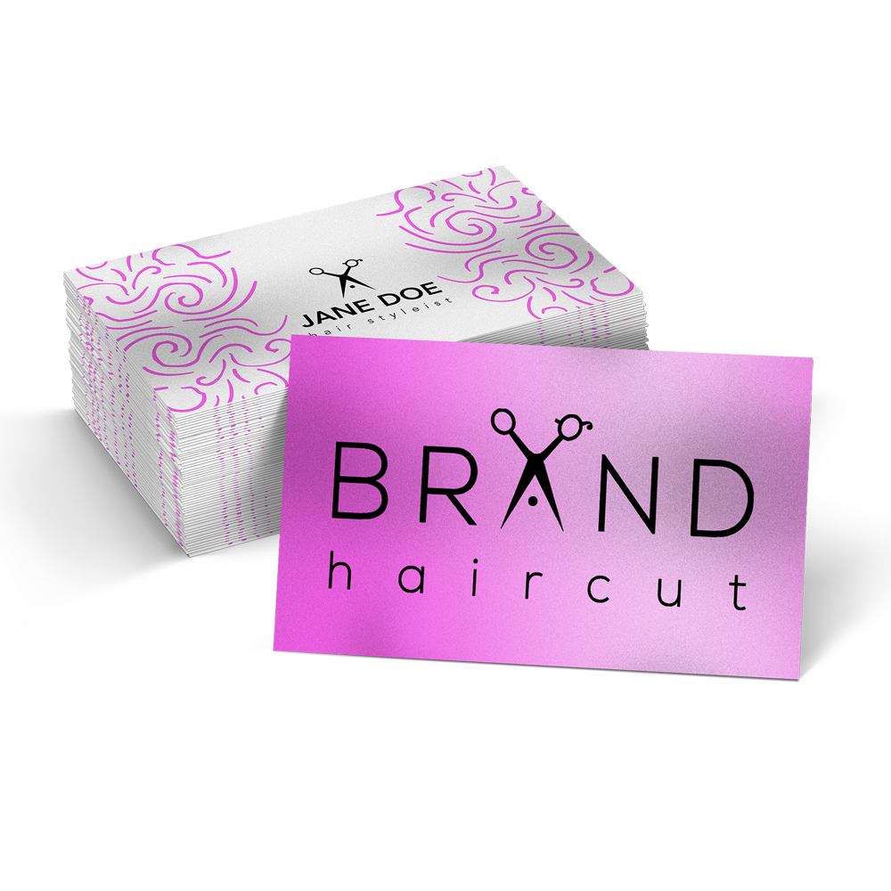 Thick 18pt Signature Business Cards with uncoated finish