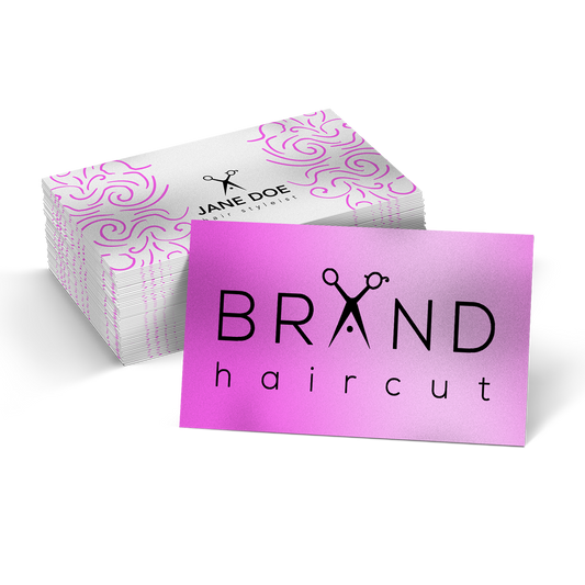 Thick 18pt Signature Business Cards with uncoated finish