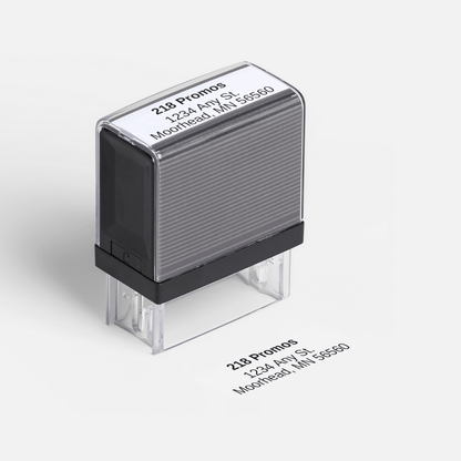 Small Rectangular Self-Inking Stamp