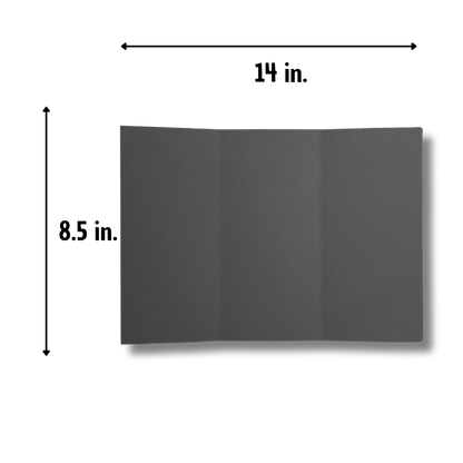 Spacious Tri-Fold Menu (8.5" x 14")
